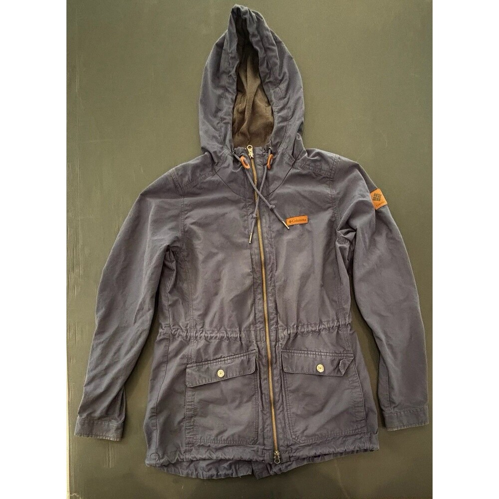 Women's Columbia Cultus Lake Long Hooded Anorak Jack 1728411 Medium